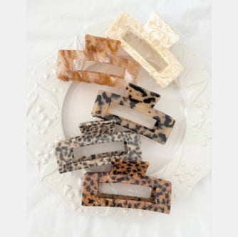 Assorted Acetate Jumbo Hair Claws - BETTY ASSORTED