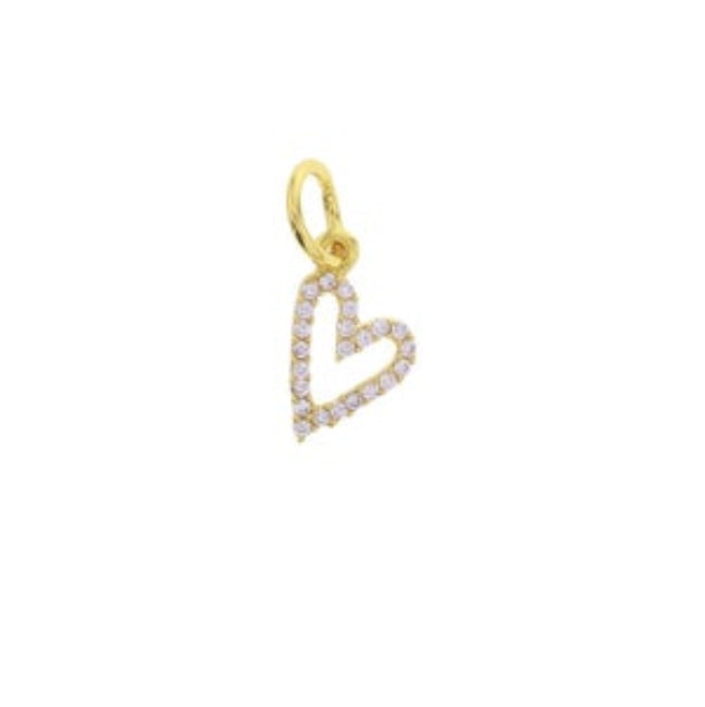CZ Heart Charm