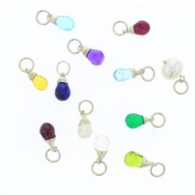Natural Birthstones Charm